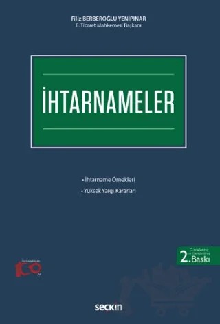 İhtarnameler – Filiz Berberoğlu Yenipınar – Seçkin Yayıncılık kitap kapağı