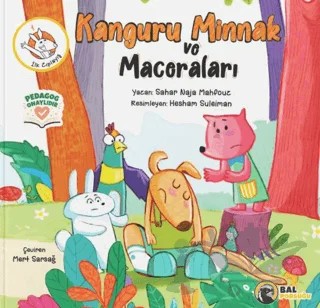 Kanguru Minnak ve Maceraları 1 – İlk Zıplayış – Sahar Naja Mahfouz – Bal Porsuğu Yayınları kitap kapağı