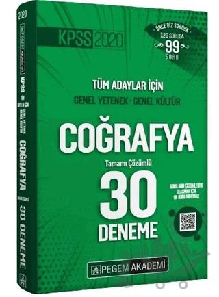 2020 KPSS Genel Yetenek - Genel Kültür Coğrafya 30 Deneme