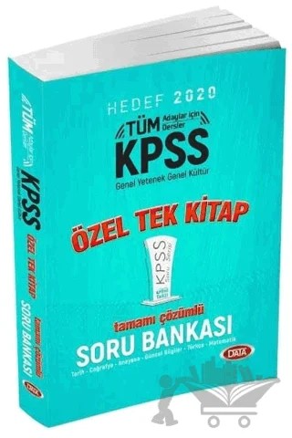 KPSS Genel Yetenek – Genel Kültür Tek Kitap Tamamı Çözümlü Soru Bankası – Kolektif – Data Yayınları kitap kapağı