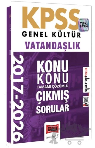 2027 KPSS Genel Kültür Vatandaşlık Konu Konu Tamamı Çözümlü 10 Yıl Çıkmış Sorular – Kolektif – Yargı Yayınevi kitap kapağı
