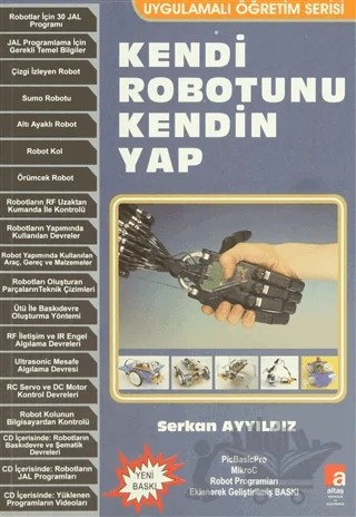 Kendi Robotunu Kendin Yap – Serkan Ayyıldız – Altaş Yayıncılık kitap kapağı