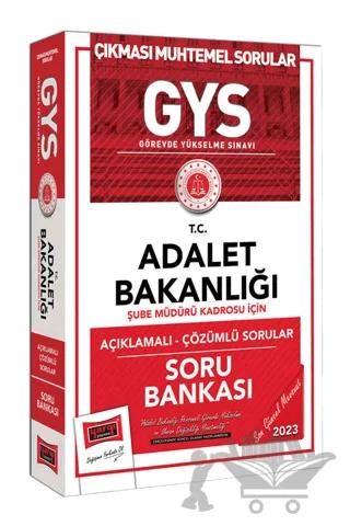 Yargı Yayınları 2023 Adalet Bakanlığı Şube Müdürü Kadrosu İçin Sorun Bankası