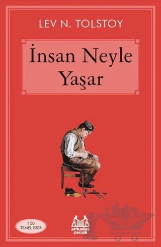 İnsan Neyle Yaşar – Lev Nikolayeviç Tolstoy – Arkadaş Yayınları kitap kapağı