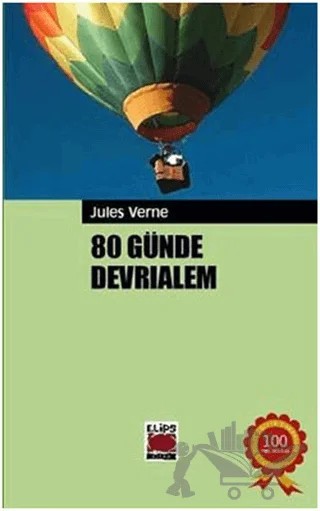 80 Günde Devrialem – Jules Verne – Elips Kitap kitap kapağı