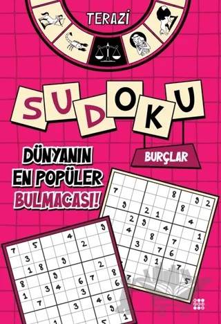 Burçlar Sudoku – Terazi (Kalem Hediyeli) – Kolektif – Dokuz Yayınları kitap kapağı