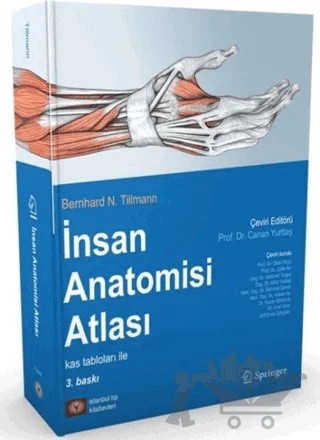 İnsan Anatomisi Atlası – Bernhard N.Tillman – İstanbul Tıp Kitabevi kitap kapağı