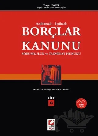 Borçlar Kanunu – Turgut Uygur – Seçkin Yayıncılık kitap kapağı