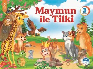 Maymun ile Tilki - 3 Boyutlu Kitap