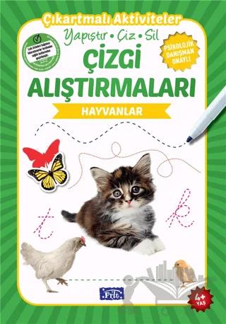 Çizgi Alıştırmaları - Hayvanlar (4 Yaş)