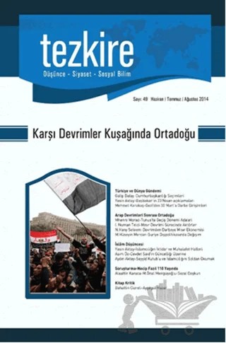 Tezkire Dergisi Sayı: 49 Haziran-Temmuz-Ağustos 2014 – Tezkire Dergisi kitap kapağı