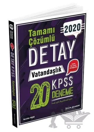 Tercih Akademi KPSS Detay Tarih Tamamı Çözümlü 20 Deneme