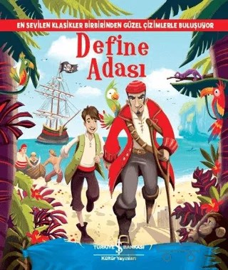 Define Adası – Robert Louıs Stevenson – İş Bankası Kültür Yayınları kitap kapağı