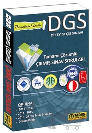 DGS Tamamı Çözümlü Çıkmış Sınav Soruları – Kolektif – Tasarı Eğitim Yayınları kitap kapağı
