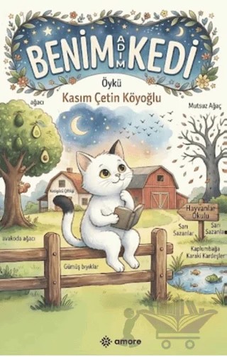 Benim Adım Kedi – Kasım Çetin Köyoğlu – Amore Yayınevi kitap kapağı