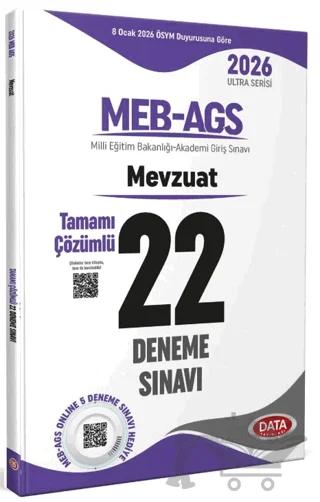 2026 MEB-AGS Mevzuat Tamamı Çözümlü 22 Deneme Sınavı