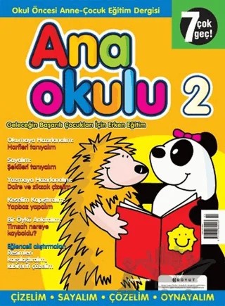 Anaokulu Sayı: 2 Anne-Çocuk Eğitim Dergisi – Boyut Yayın Grubu kitap kapağı