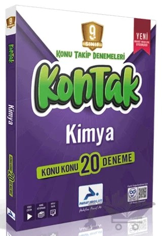 9. Sınıf Kimya Konu Takip Denemeleri – Kolektif – Paraf Yayınları kitap kapağı