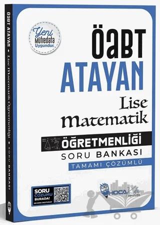 ÖABT Lise Matematik Öğretmenliği Atayan Soru Bankası Çözümlü