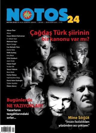 Notos Öykü İki Aylık Edebiyat Dergisi Sayı: 24