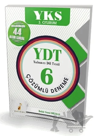 YDT Yabancı Dil Testi 6 Çözümlü Deneme – B. Sami Dilman – Pelikan Tıp Teknik Yayıncılık kitap kapağı