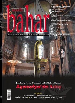 Berfin Bahar Aylık Kültür Sanat ve Edebiyat Dergisi Sayı: 270 Ağustos 2020