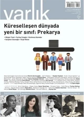Varlık Edebiyat ve Kültür Dergisi Sayı: 1324 Ocak 2018 – Varlık Dergisi Yayınları kitap kapağı