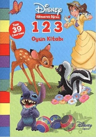 Disney: 1-2-3 Oyun Kitabı – Kolektif – Doğan Egmont Yayıncılık kitap kapağı