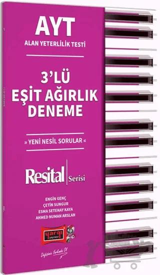 AYT Resital Serisi 3′lü Eşit Ağırlık Deneme – Kolektif – Yargı Yayınevi kitap kapağı