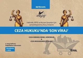 Ceza Hukuku'nda Son Viraj – Metin Kaya – Temsil Kitap kitap kapağı