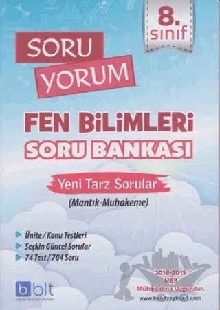 8. Sınıf Soru Yorum Fen Bilimleri Soru Bankası – Kolektif – Bulut Eğitim ve Kültür Yayınları kitap kapağı