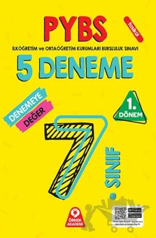 7. Sınıf PYBS Parasız Yatılılık ve Bursluluk Sınavı 1. Dönem Denemeye Değer 5 Deneme