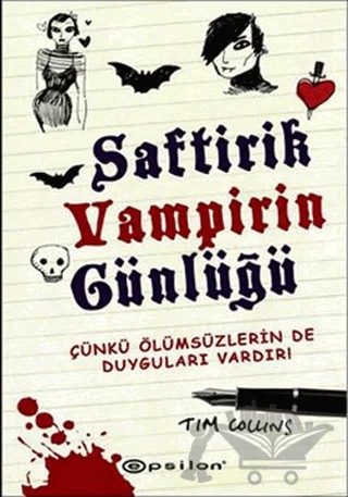 Saftirik Vampirin Günlüğü – Tim Collins – Epsilon Yayınevi kitap kapağı