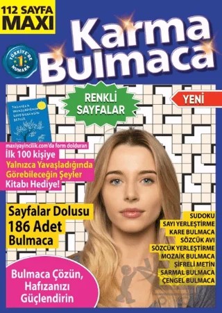 Maxi Karma Bulmaca 23 – Bertan Kodamanoğlu – Maxi Yayıncılık kitap kapağı