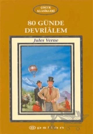 80 Günde Devrialem – Jules Verne – Epsilon Yayınevi kitap kapağı