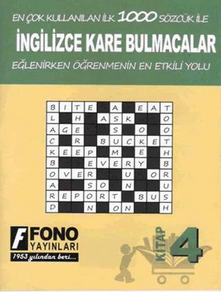 İngilizce Kare Bulmacalar 4. Kitap