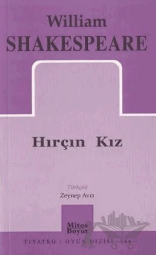 Hırçın Kız – William Shakespeare – Mitos Boyut Yayınları kitap kapağı