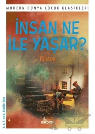 İnsan Ne ile Yaşar? – Lev Nikolayeviç Tolstoy – Girdap Kitap kitap kapağı