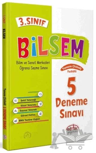 3. Sınıf Bilsem Çözümlü 5 Deneme Sınavı -