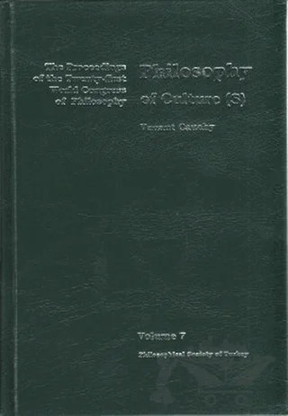 Volume 7: Philosophy of Culture(s) – Venant Cauchy – Türkiye Felsefe Kurumu kitap kapağı