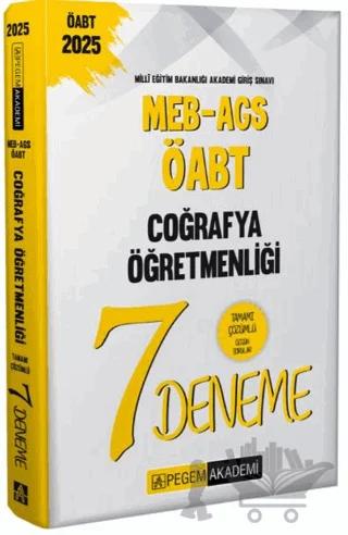 2025 MEB-AGS-ÖABT Coğrafya Öğretmenliği Tamamı Çözümlü 7 Deneme