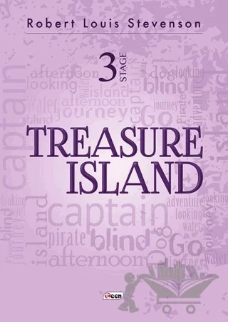 Treasure Island - 3 Stage – Robert Louıs Stevenson – Teen Yayıncılık kitap kapağı