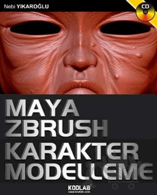 Maya Zbrush - Karakter Modelleme – Nebi Yıkaroğlu – Kodlab Yayın Dağıtım kitap kapağı