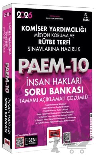 2026 PAEM Komiser Yardımcılığı ve Rütbe Terfi Sınavlarına Hazırlık İnsan Hakları Soru Bankası