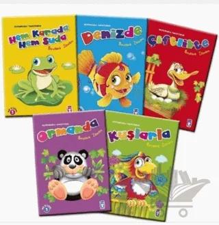 Hayvanlarla Tanışıyorum - Boyama Zamanı (5 Kitap Takım)