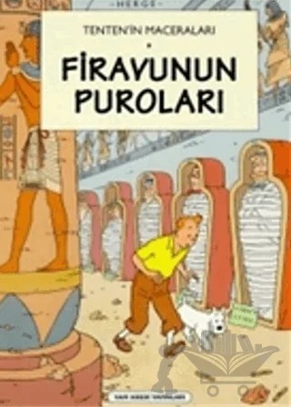 Tenten’in Maceraları Firavunun Puroları – Herge – Yapı Kredi Yayınları kitap kapağı
