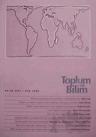 Toplum ve Bilim Sayı: 64/65