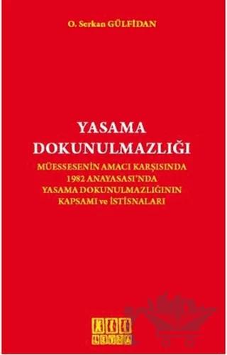 Yasama Dokunulmazlığı