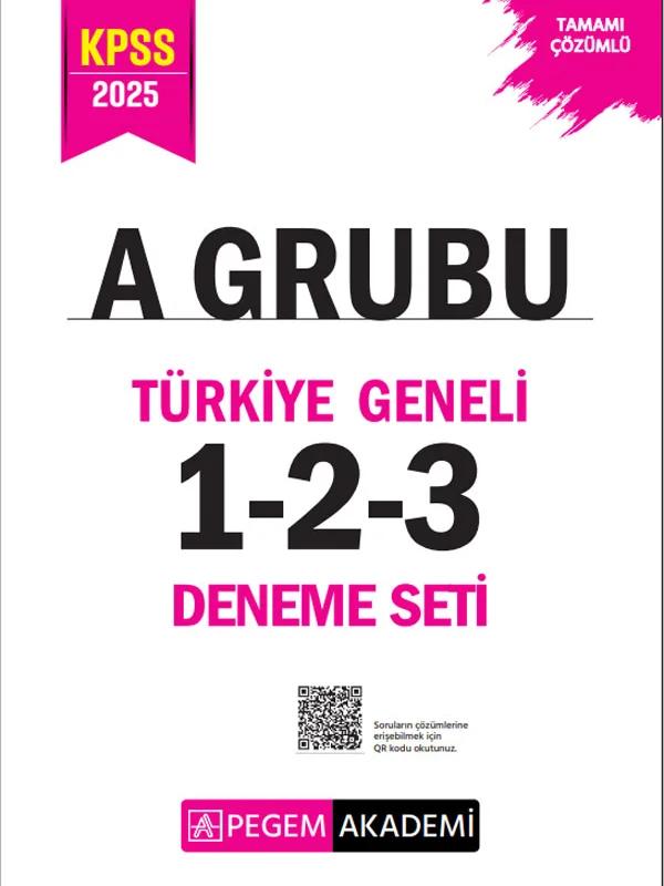 2025 KPSS A Grubu Tamamı Çözümlü Türkiye Geneli 1-2-3 (3'lü Deneme Seti)