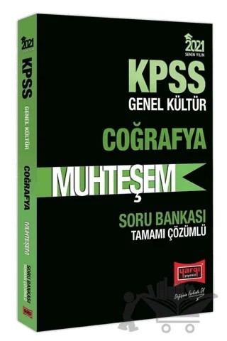 KPSS Muhteşem Coğrafya Tamamı Çözümlü Soru Bankası – Kolektif – Yargı Yayınevi kitap kapağı